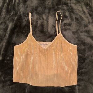 Victoria's Secret Shimmering Goldish Camisole